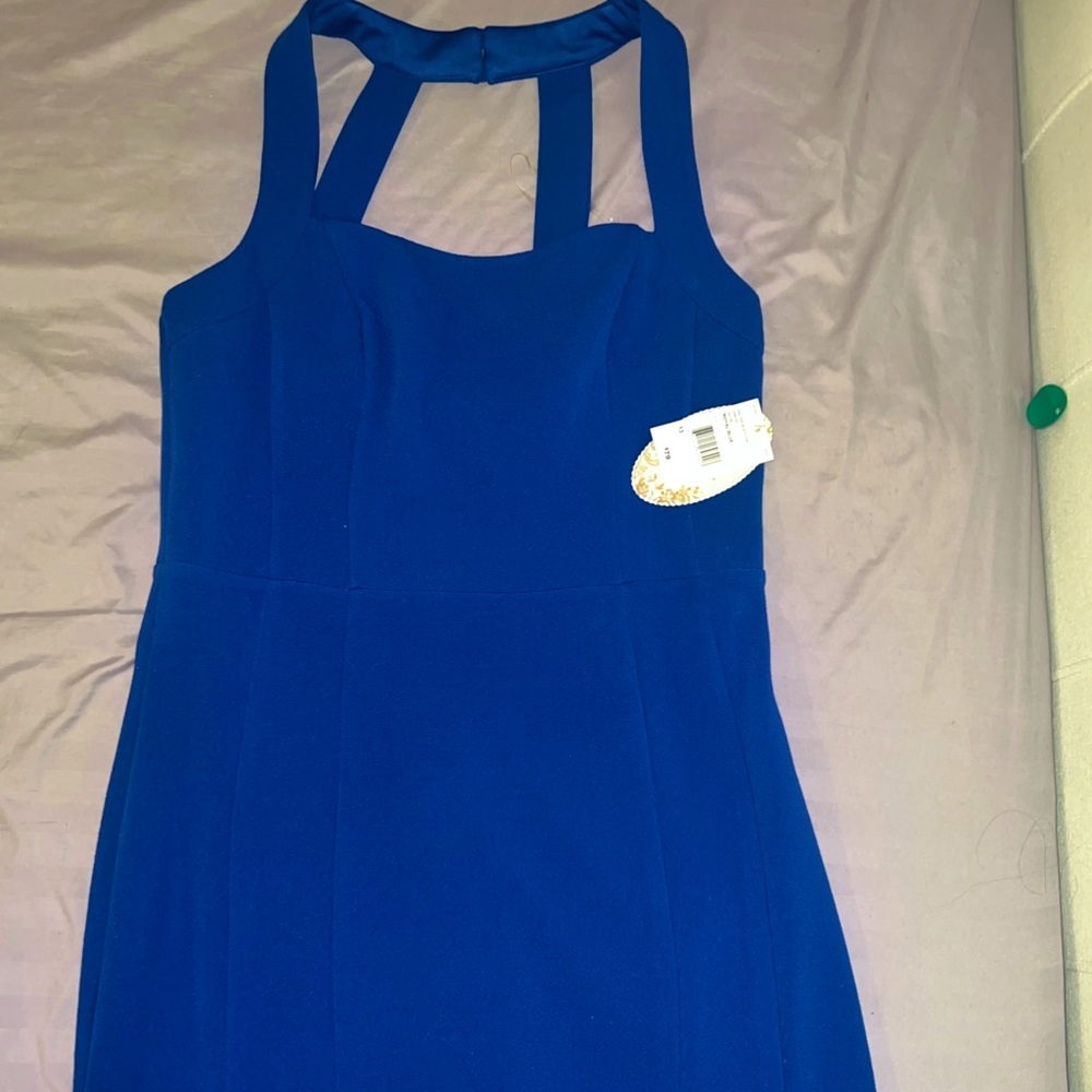 Royal Blue Mini Dress